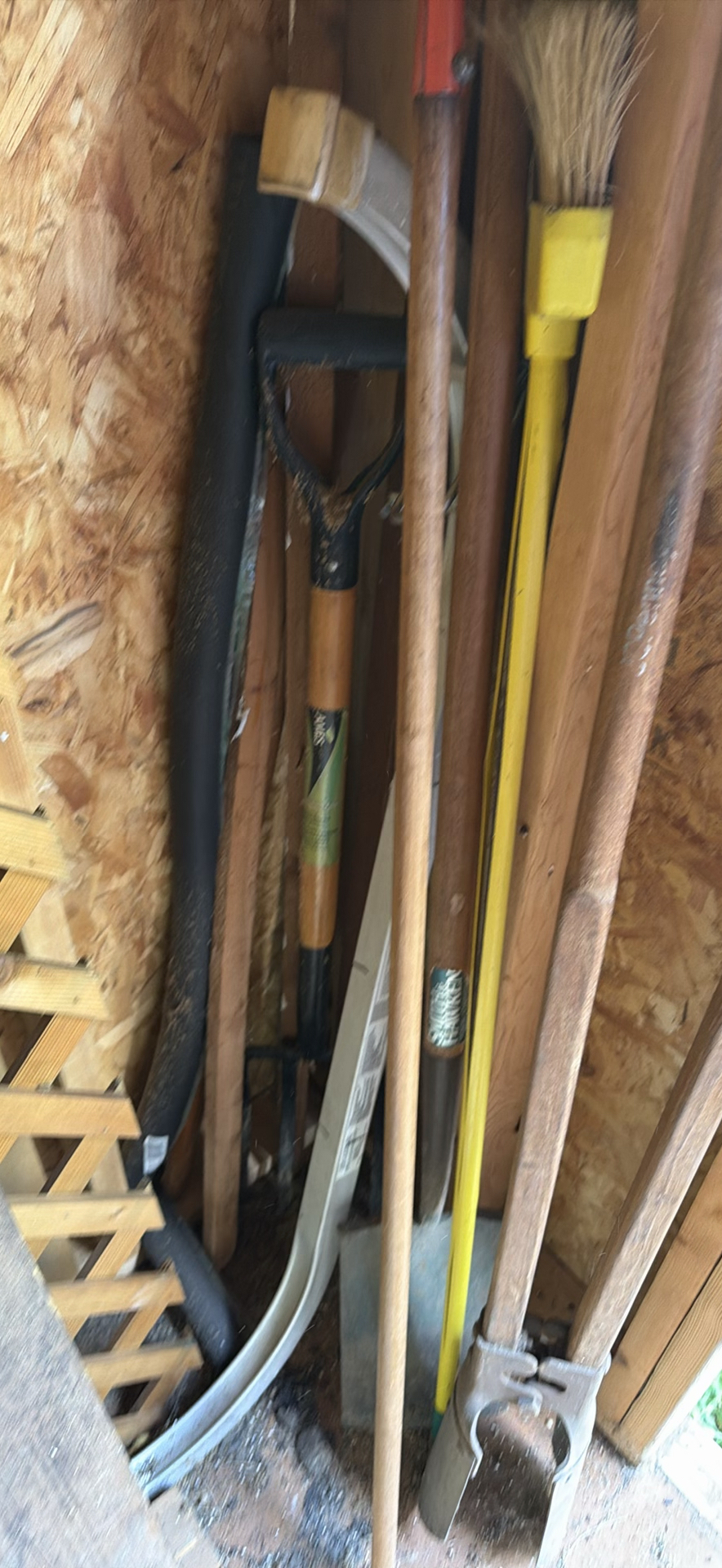 Assorted Yard Tools and Lumber Boards - image 4 of 5