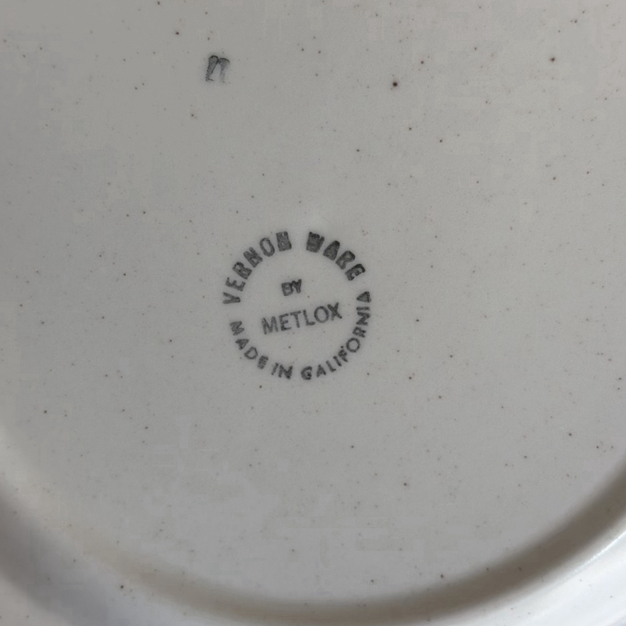 Metlox Vernon Ware California Ceramic Plates and Saucers Set - image 5 of 17