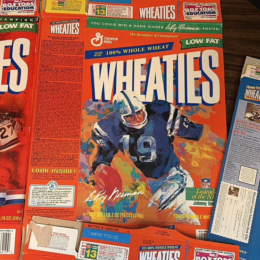 Collection of Wheaties Cereal Boxes Featuring Sports Themes - image 8 of 9