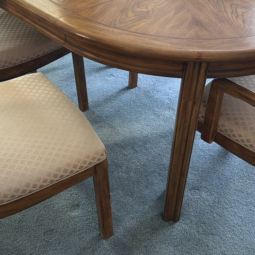 Wood Dining Table and Chairs - image 6 of 6