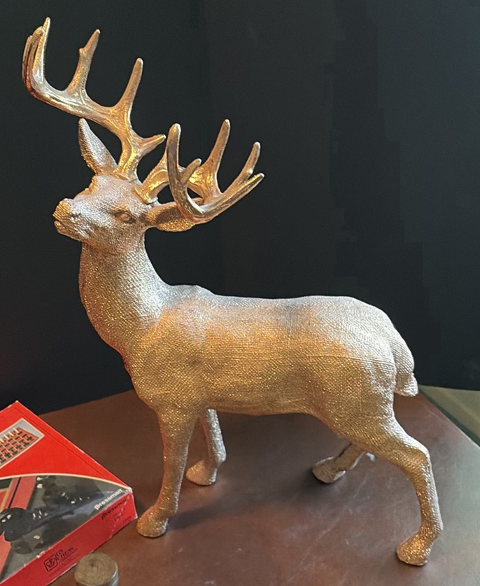 Chess Set, Pick Up Sticks Game, Sand Timer, and Deer Figurine - image 5 of 6