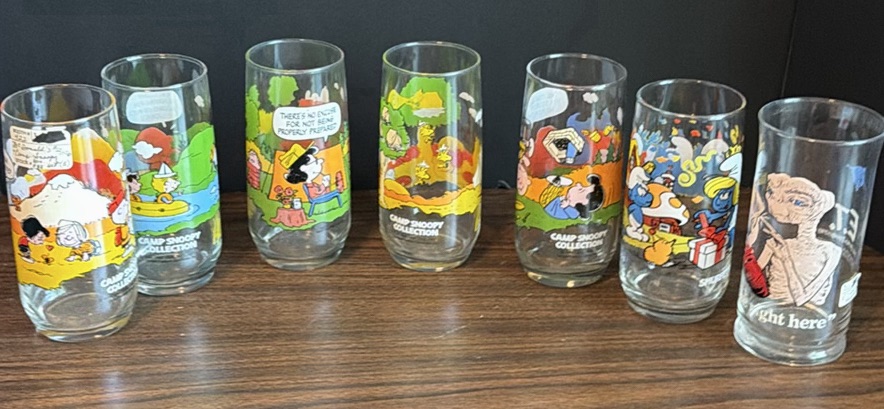 Collection of Character Drinking Glasses - image 1 of 6