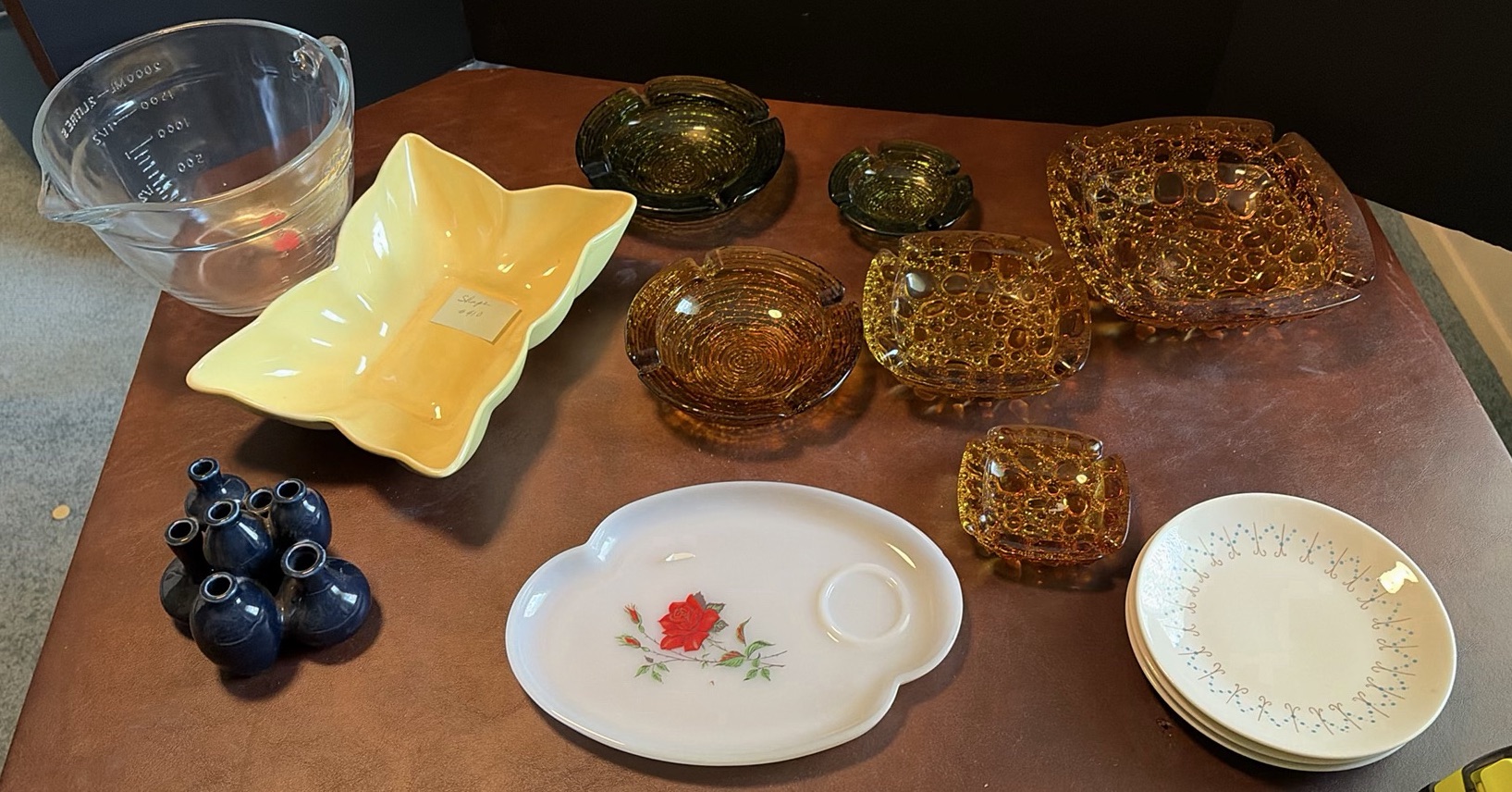 Assorted Glass and Ceramic Serveware and Decorative Pieces - image 1 of 10