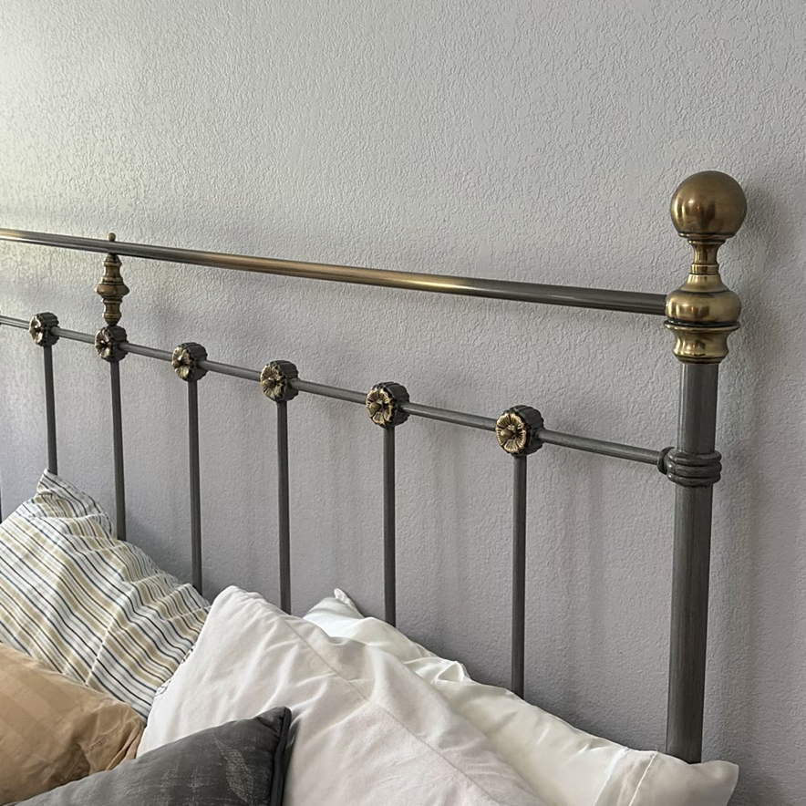 Metal Bed Frame with sleep number Mattress and Box Spring - image 5 of 8