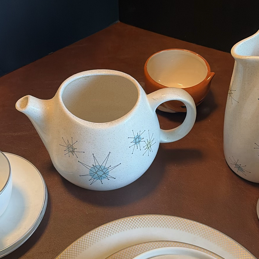 Mid-Century Style Ceramic Dinnerware and Serving Pieces - image 4 of 8