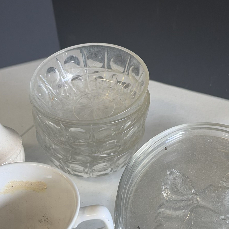 Assorted Ceramic Mugs, Glass Bowls, and Serving Dishes - image 6 of 10