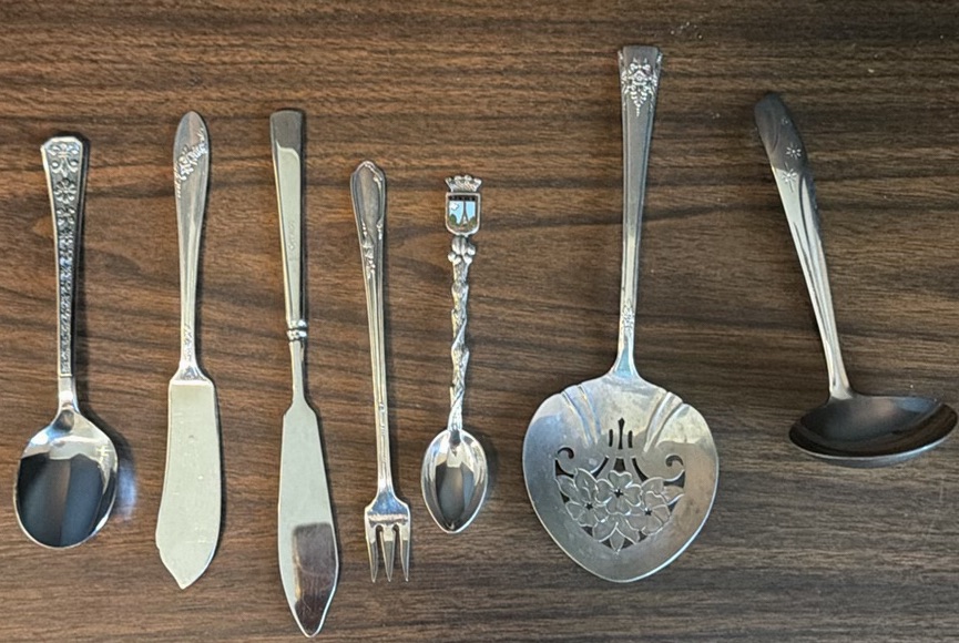 Assorted Silver-Tone Flatware and Serving Utensils - image 1 of 8