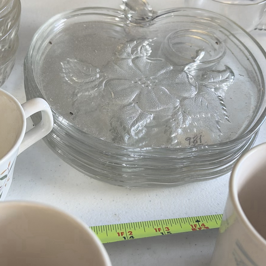 Assorted Ceramic Mugs, Glass Bowls, and Serving Dishes - image 8 of 10