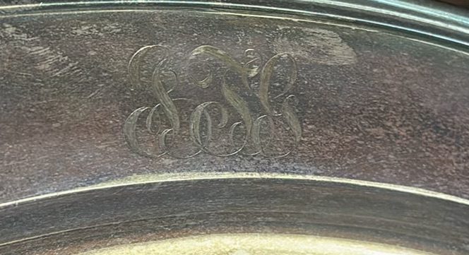 Two Silver-Tone Serving Trays - image 5 of 5