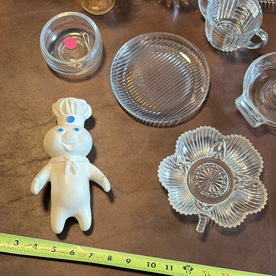 Assorted Vintage Glassware and Pillsbury Doughboy Figure - image 2 of 8
