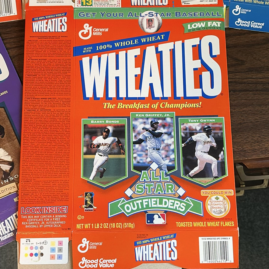 Collection of Wheaties Cereal Boxes Featuring Sports Themes - image 6 of 9