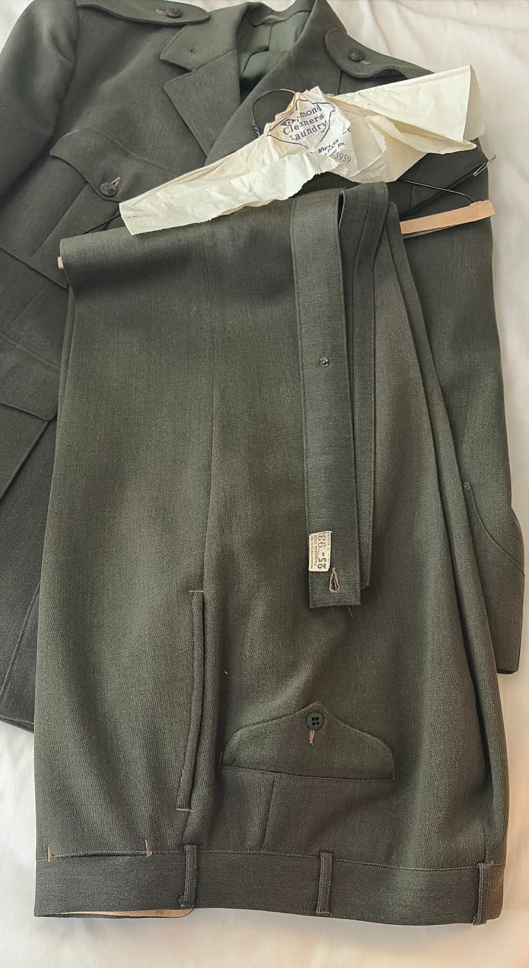Military Dress Uniform Jacket, Trousers, and Garrison Cap - image 4 of 5
