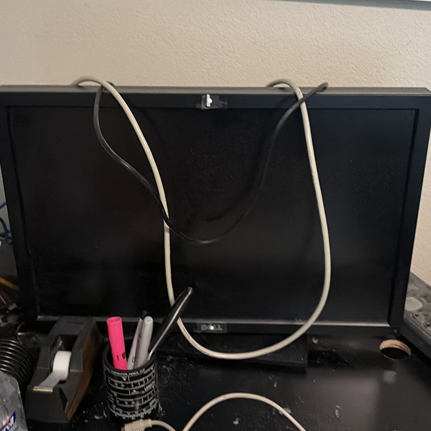 Dell Monitor, Dell Keyboard, Computer Case, and Whiteboard - image 4 of 16