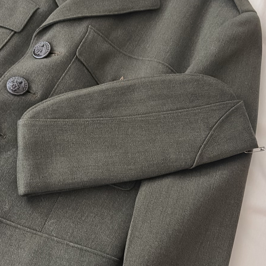 Military Dress Uniform Jacket, Trousers, and Garrison Cap - image 3 of 5