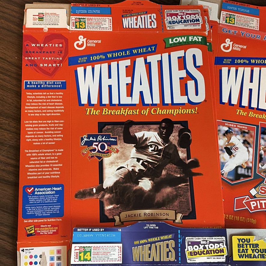 Collection of Wheaties Cereal Boxes Featuring Sports Themes - image 3 of 9