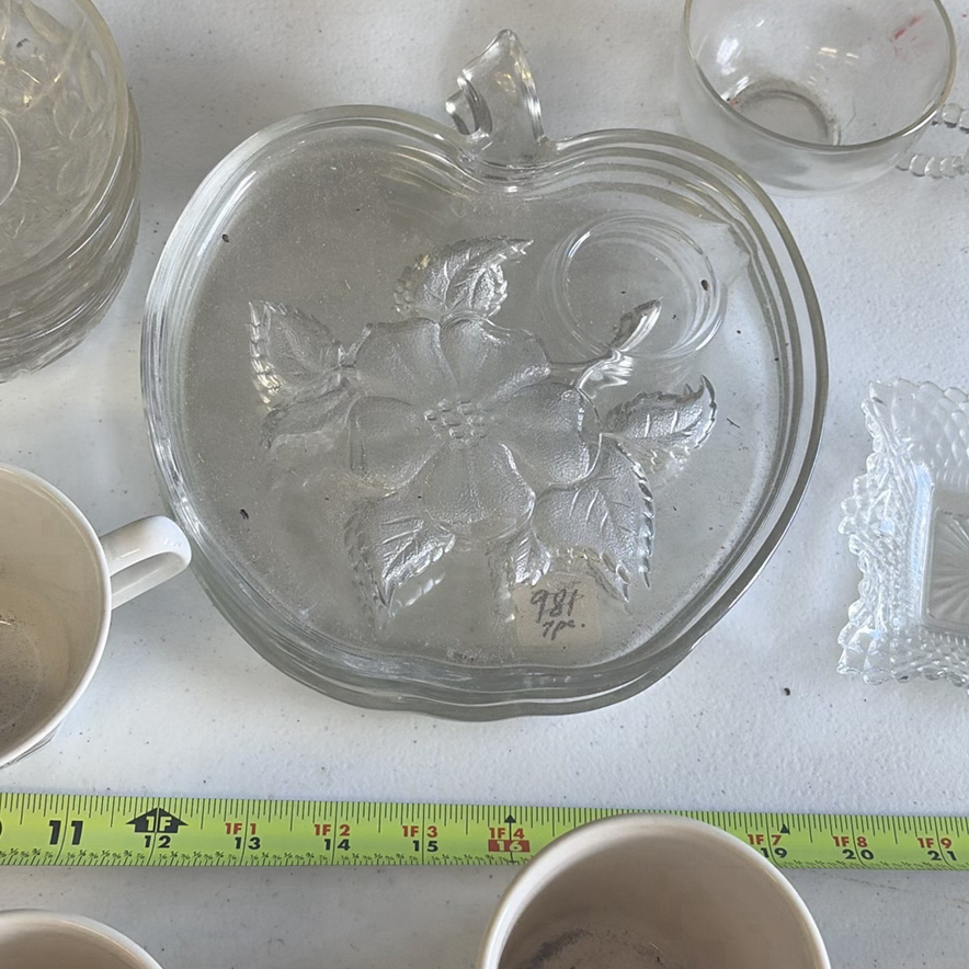 Assorted Ceramic Mugs, Glass Bowls, and Serving Dishes - image 7 of 10