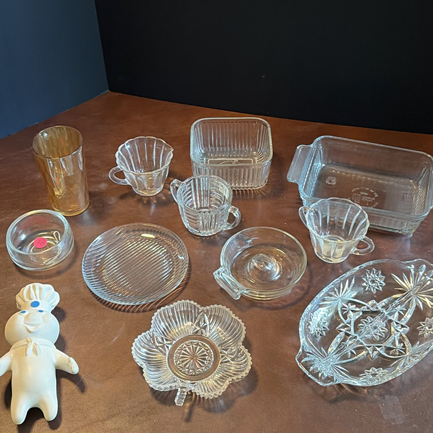 Assorted Vintage Glassware and Pillsbury Doughboy Figure - image 8 of 8