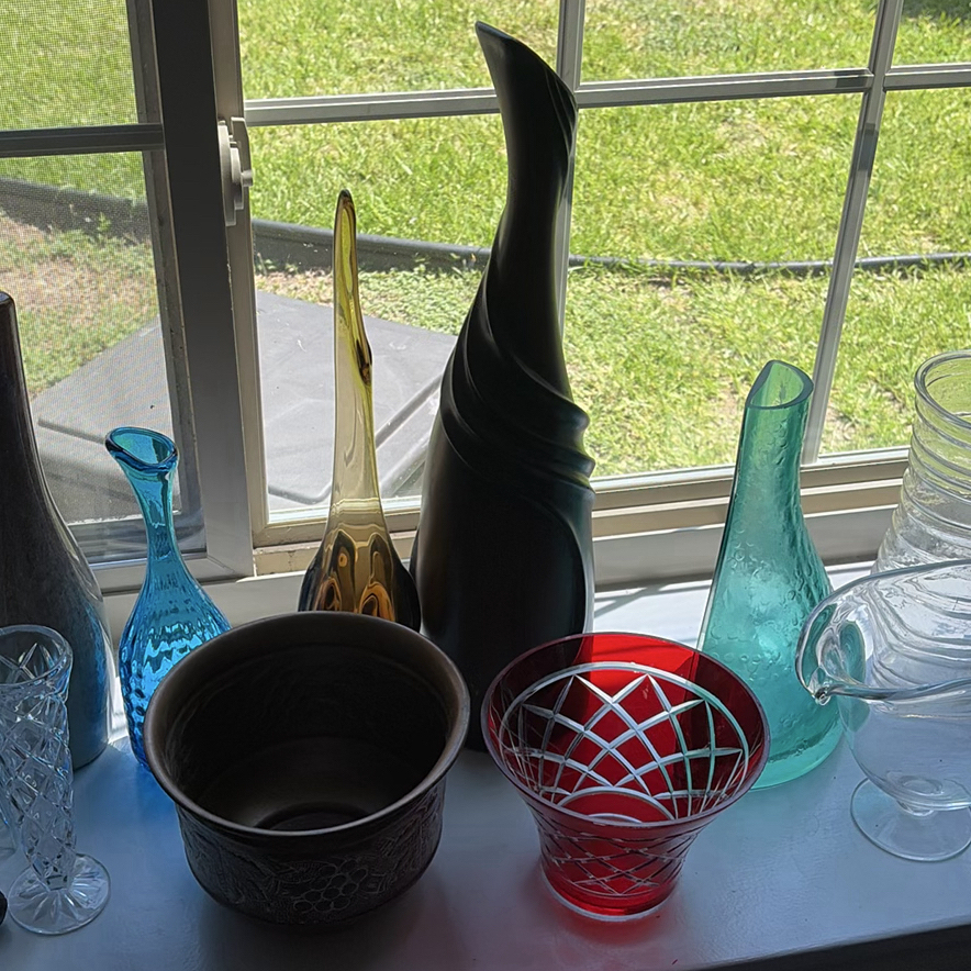 Collection of Decorative Glassware, Vases, and Ceramic Containers - image 4 of 10