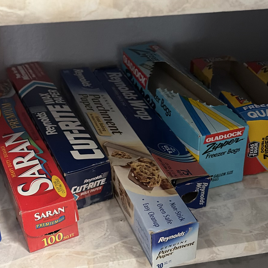 Assorted Kitchen Storage and Food Wrap Supplies - image 3 of 12