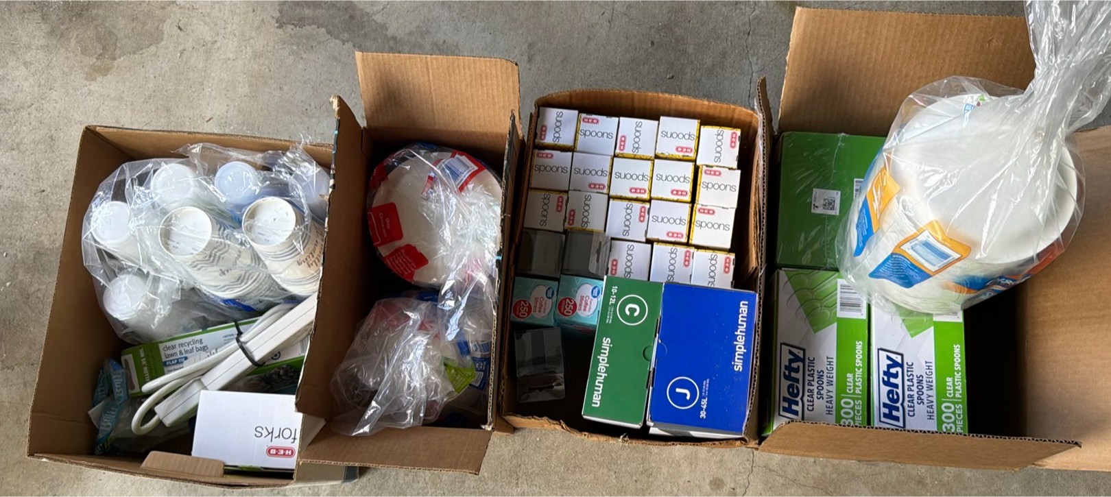 Assorted Disposable Kitchen and Household Supplies - image 1 of 5