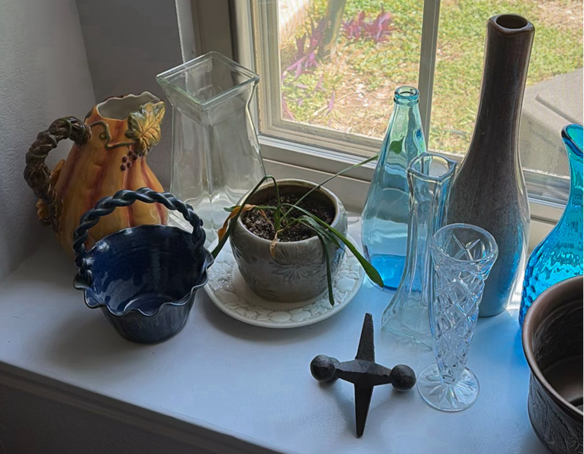 Collection of Decorative Glassware, Vases, and Ceramic Containers - image 3 of 10