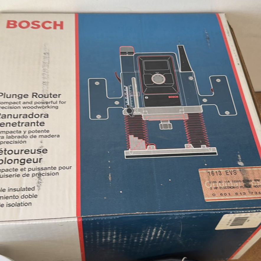 Craftsman Electric Drill, Bosch Plunge Router Box, and Assorted Tools - image 4 of 6