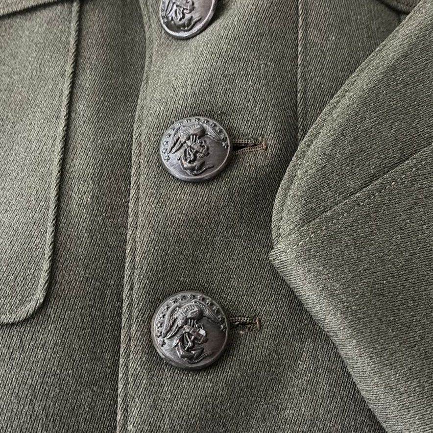 Military Dress Uniform Jacket, Trousers, and Garrison Cap - image 2 of 5