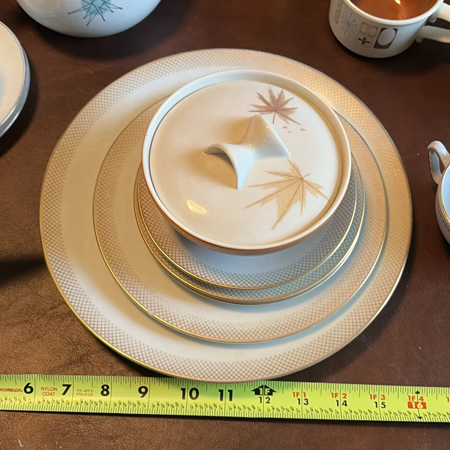Mid-Century Style Ceramic Dinnerware and Serving Pieces - image 3 of 8