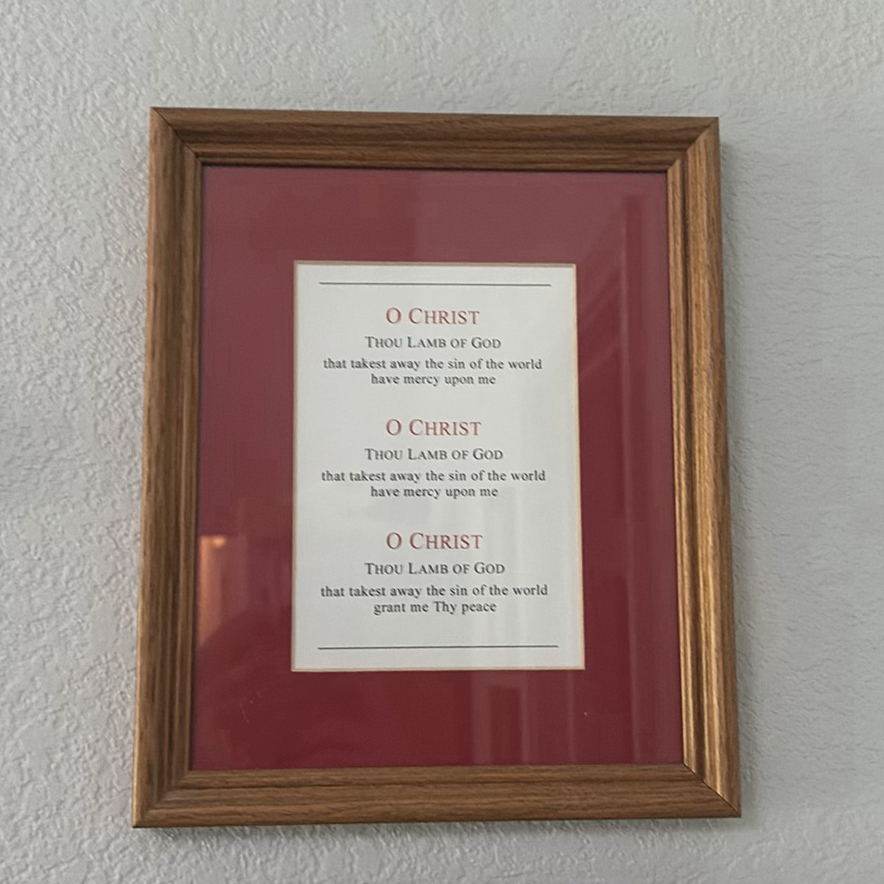 Set of Framed Religious Scripture Prints - image 9 of 14
