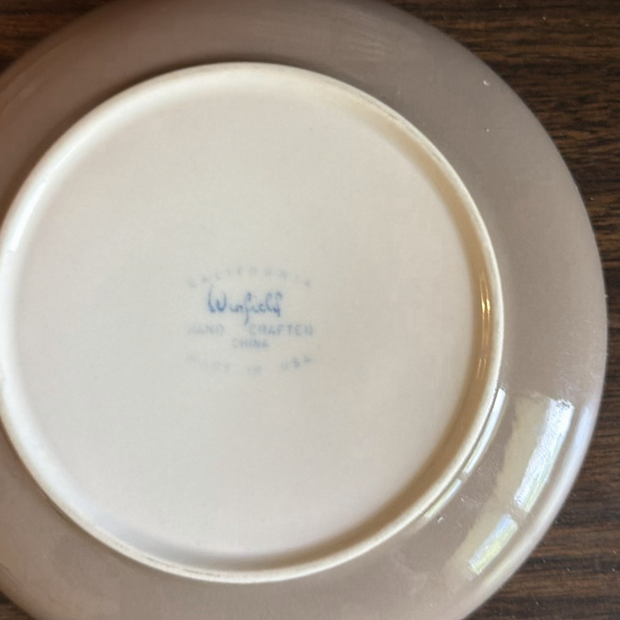 Winfield Hand Crafted California China Desert Dawn Porcelain Plates - image 5 of 6