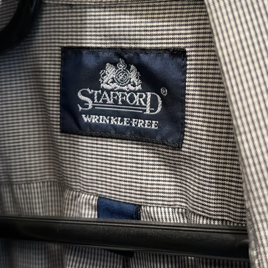 Assorted Men’s Dress Shirts by Stafford, L.L.Bean, and George - image 4 of 7
