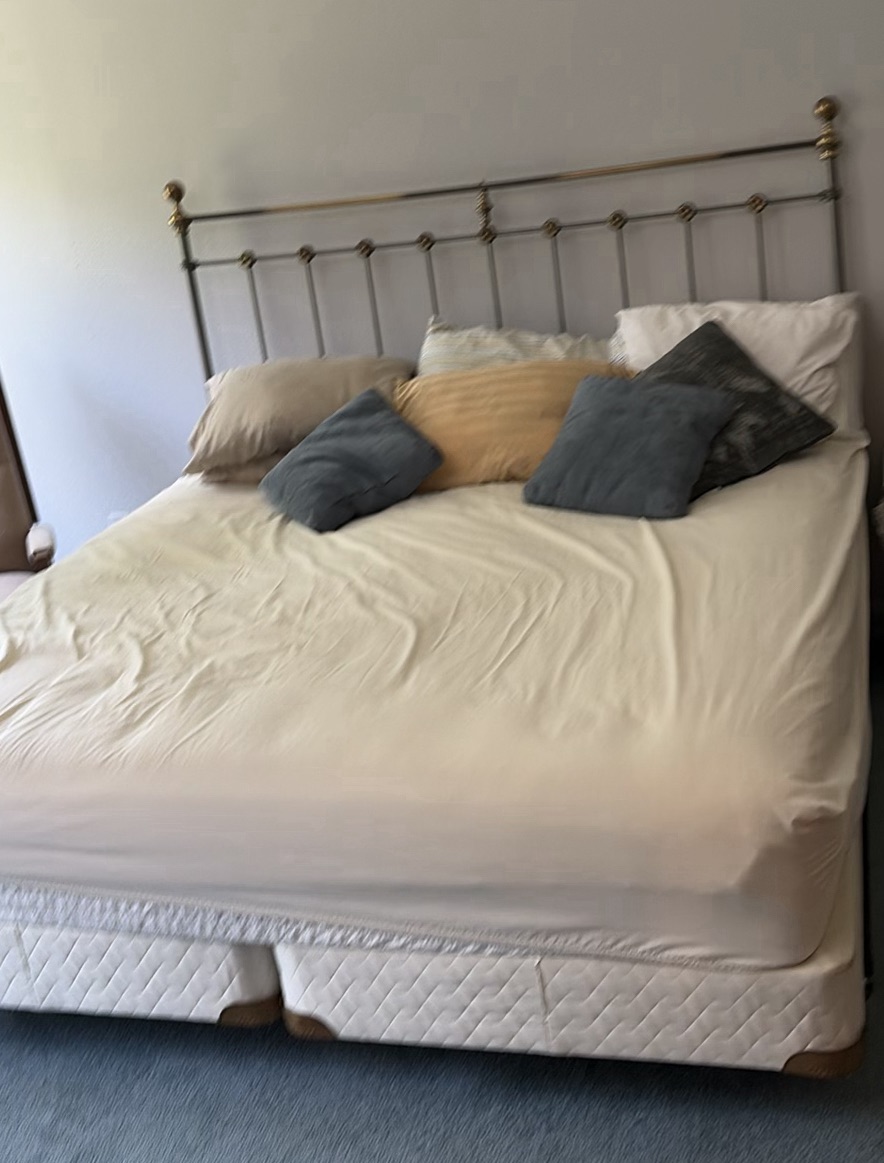 Metal Bed Frame with sleep number Mattress and Box Spring - image 2 of 8