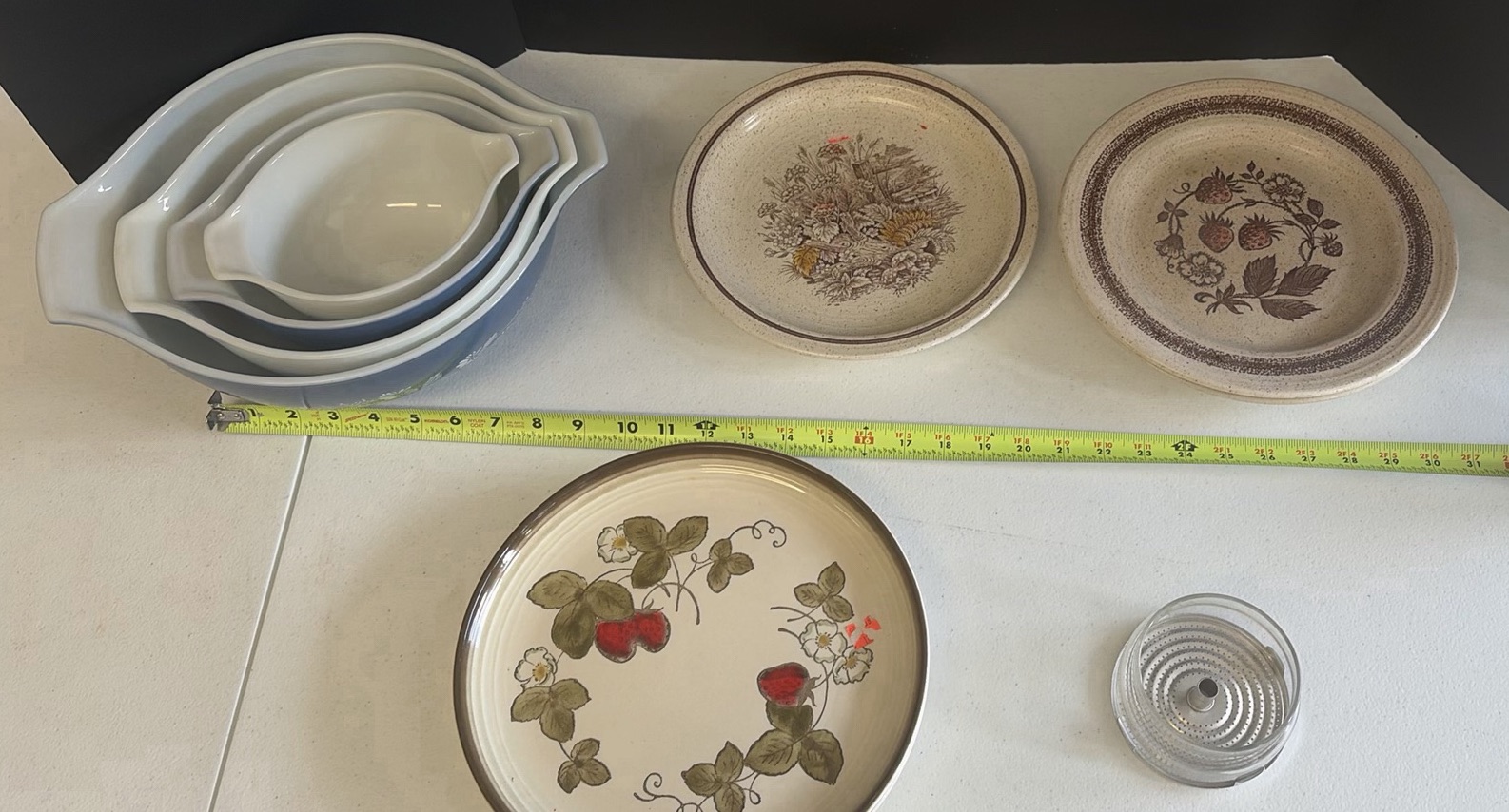 Assorted Ceramic Bakeware and Serving Plates - image 1 of 12