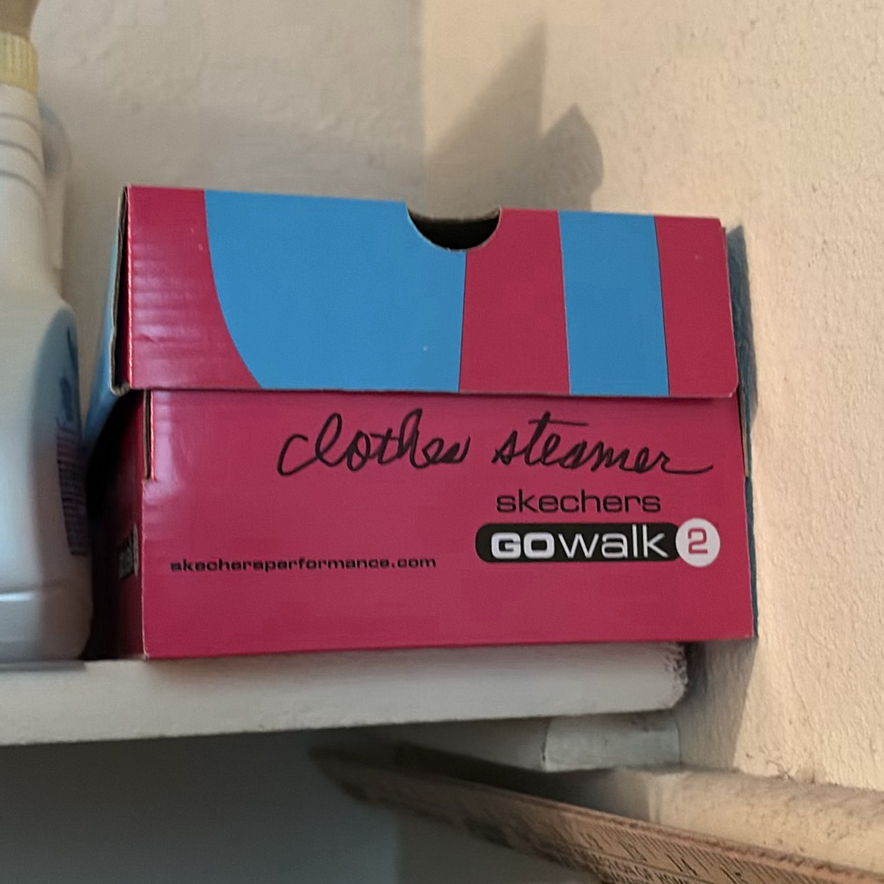 Storage Bins, Handbags, Shoe Boxes, and Clothes Steamer - image 3 of 8