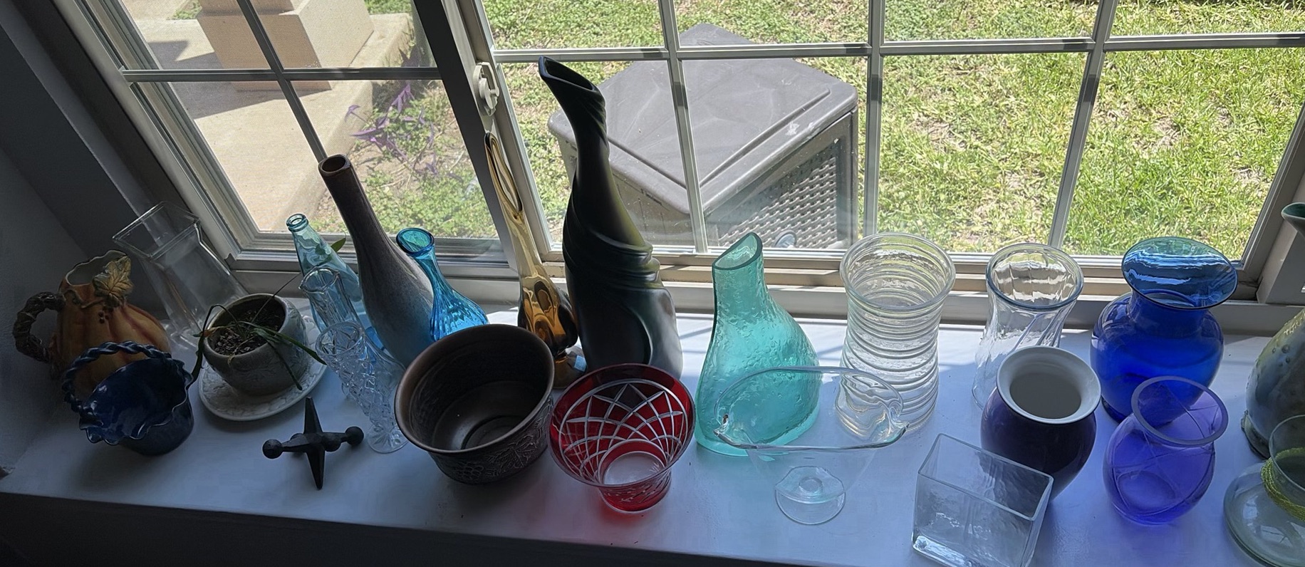 Collection of Decorative Glassware, Vases, and Ceramic Containers - image 10 of 10
