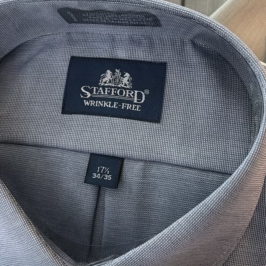 Stafford Wrinkle-Free Dress Shirts, Compression Sleeves, White T-Shirts, Patient Socks, and Stickers - image 8 of 9