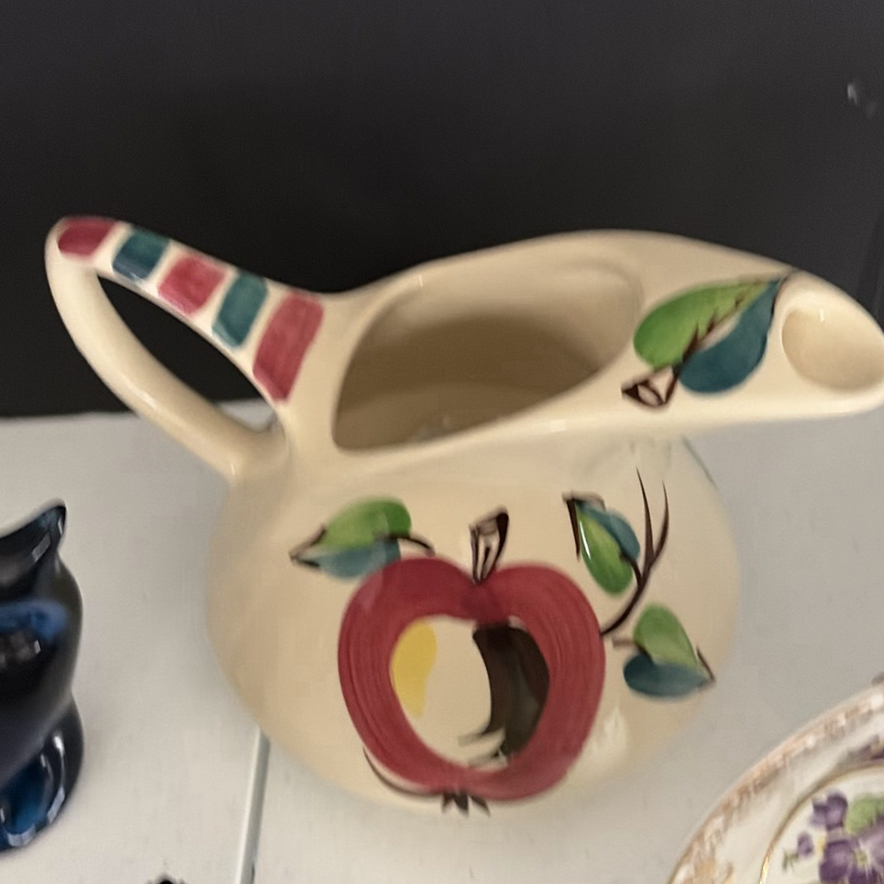 Assorted Decorative Plates, Glassware, Pitcher, and Ceramic Serving Pieces - image 10 of 22