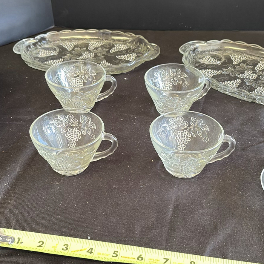 Anchor Hocking Vintage 8 Piece Snack Set - image 4 of 5