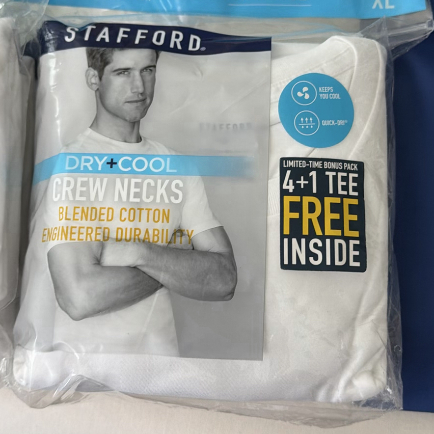 Blankets, Stafford Crew Neck T-Shirts, and Van Heusen Dress Shirt - image 4 of 6