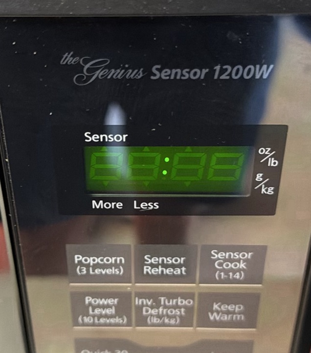 Panasonic Genius Sensor 1200W Microwave and Anolon Frying Pan - image 3 of 5