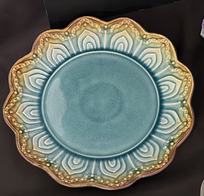 Assorted Serving Platters, Glass Bowls, and Decorative Trays - image 3 of 13