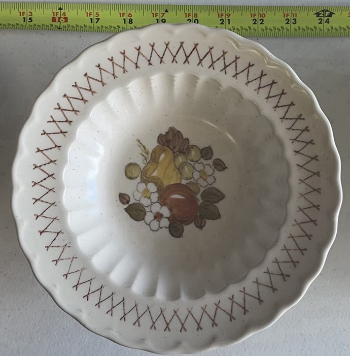 Metlox Vernon Ware California Ceramic Plates and Saucers Set - image 12 of 17