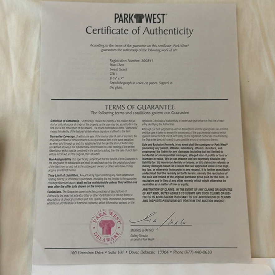 Park West Art Prints and Floral Painting with Certificates of Authenticity - image 4 of 8