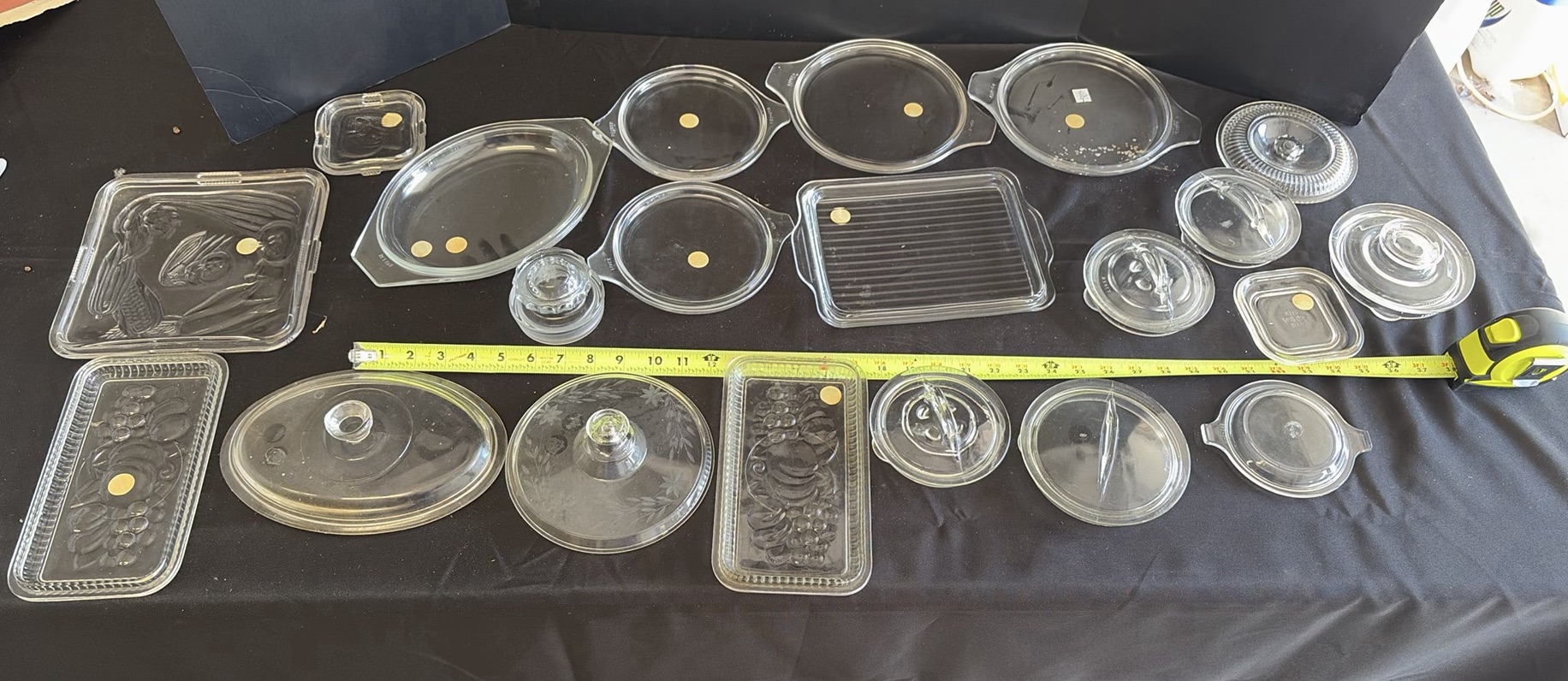 Collection of Clear Glass Serving Dishes and Lids - image 1 of 12