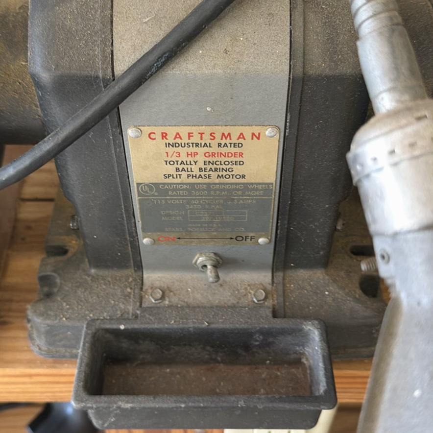 Craftsman Bench Grinder with Grinder Accessories - image 2 of 8