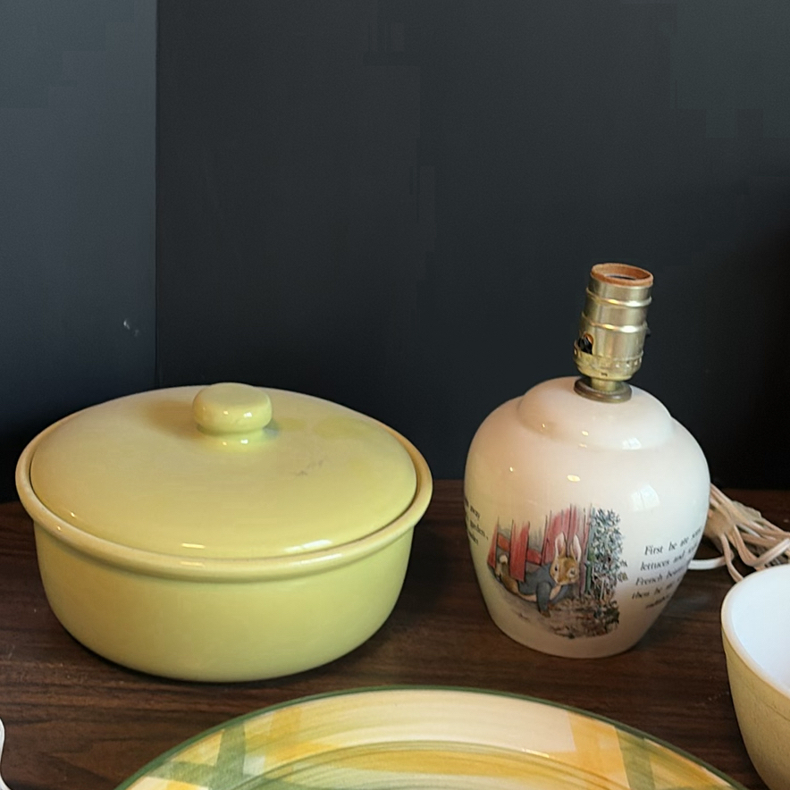 Assorted Ceramic and Glass Kitchenware Items - image 5 of 12