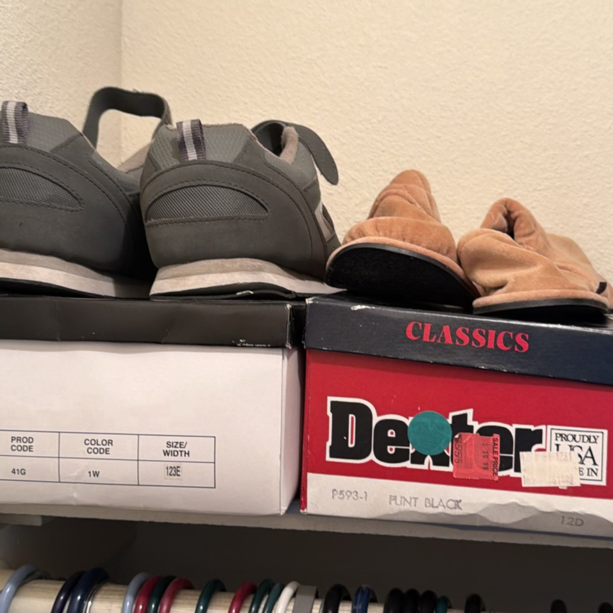 Assorted Shoes, Belt, and Neckties - image 1 of 5