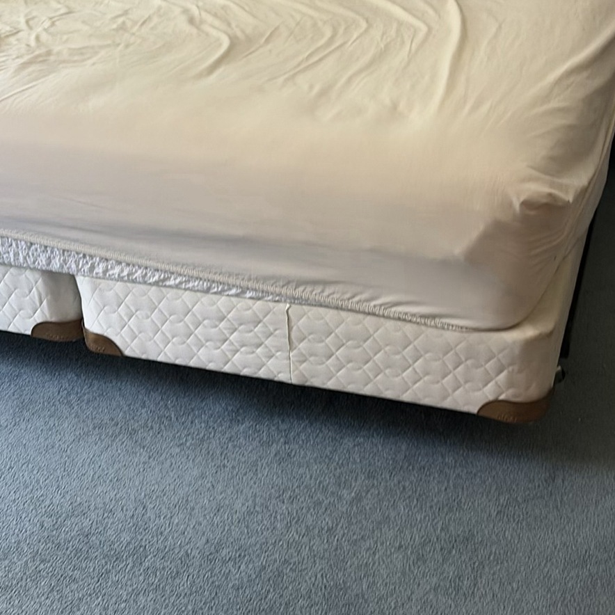 Metal Bed Frame with sleep number Mattress and Box Spring - image 3 of 8