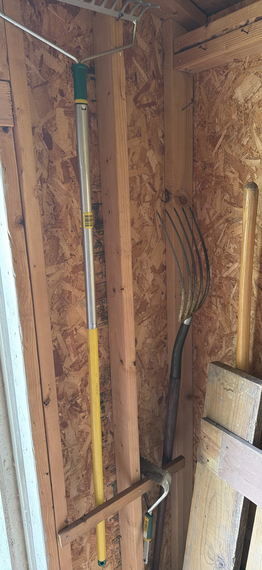 Utility Trailer with Garden Tools and Wooden Items - image 3 of 6