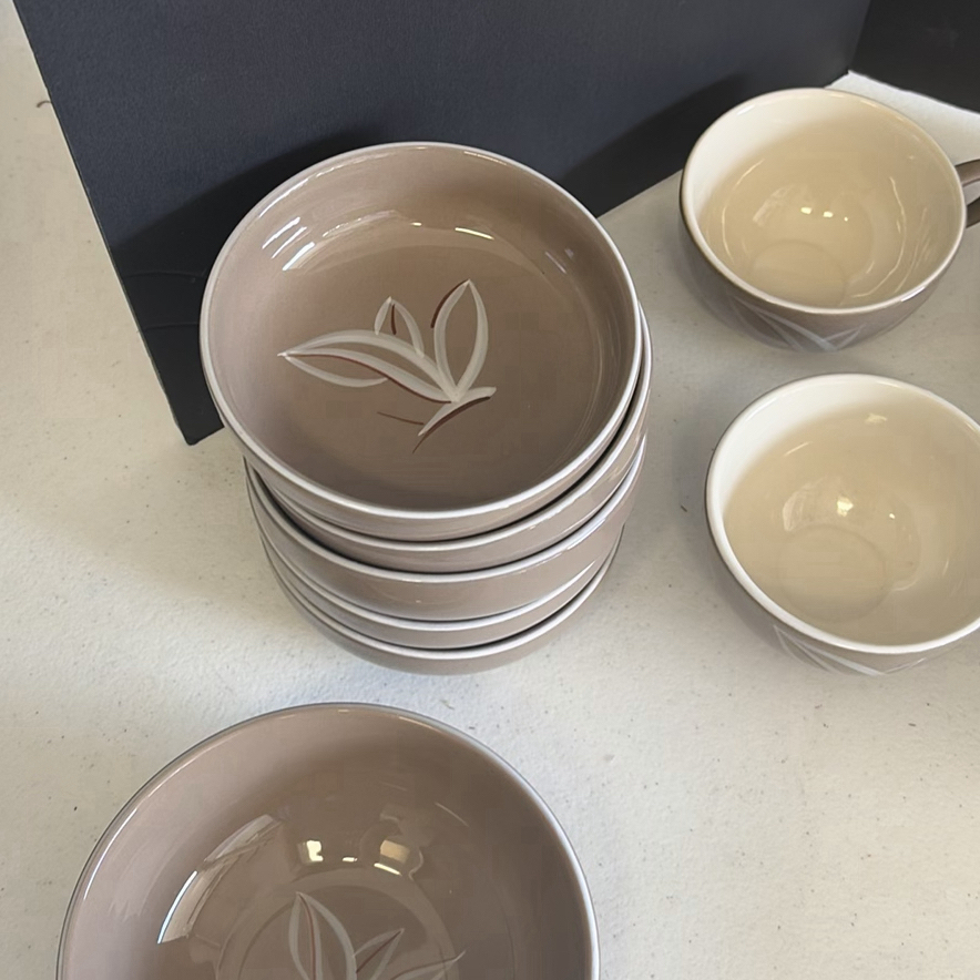 Ceramic Dinnerware Set with Bowls, Cups, Plates, and Serving Pieces - image 3 of 14